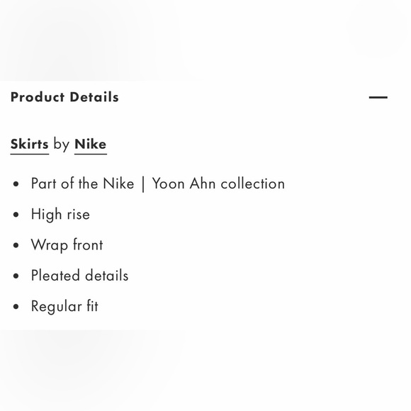 NWT Nike x Yoon Skirt in Navy Blue - Picture 16 of 16